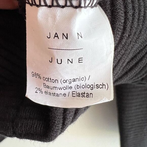 Jan N June Women’s Small Rib Black Pullover O-Sweater Toulon Long Sleeve - Picture 9 of 12